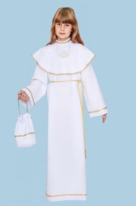 Alba komunijna peleryna pasan 