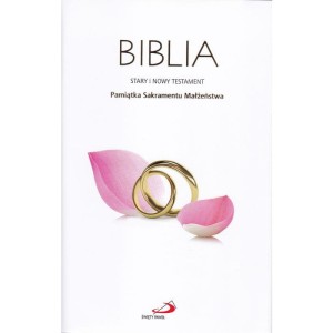 Biblia Pamiątka Ślubu