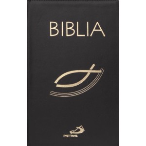 Biblia (oprawa skóra naturalna czarna z suwakiem)