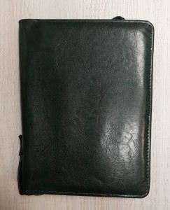 Oprawa na Biblię Jerozolimską -kolor ciemnozielony