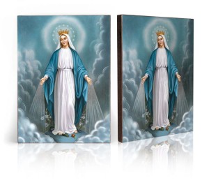 Ikona religijna Matka Boża Niepokalana duża