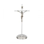 Krzyż stojący nowoczesny h 260 mm Stal Nierdzewna